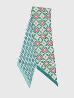 Pañuelo-Seda-Mujer-Silk-Tub-Adele-Scarf-Verde-Hush-Puppies
