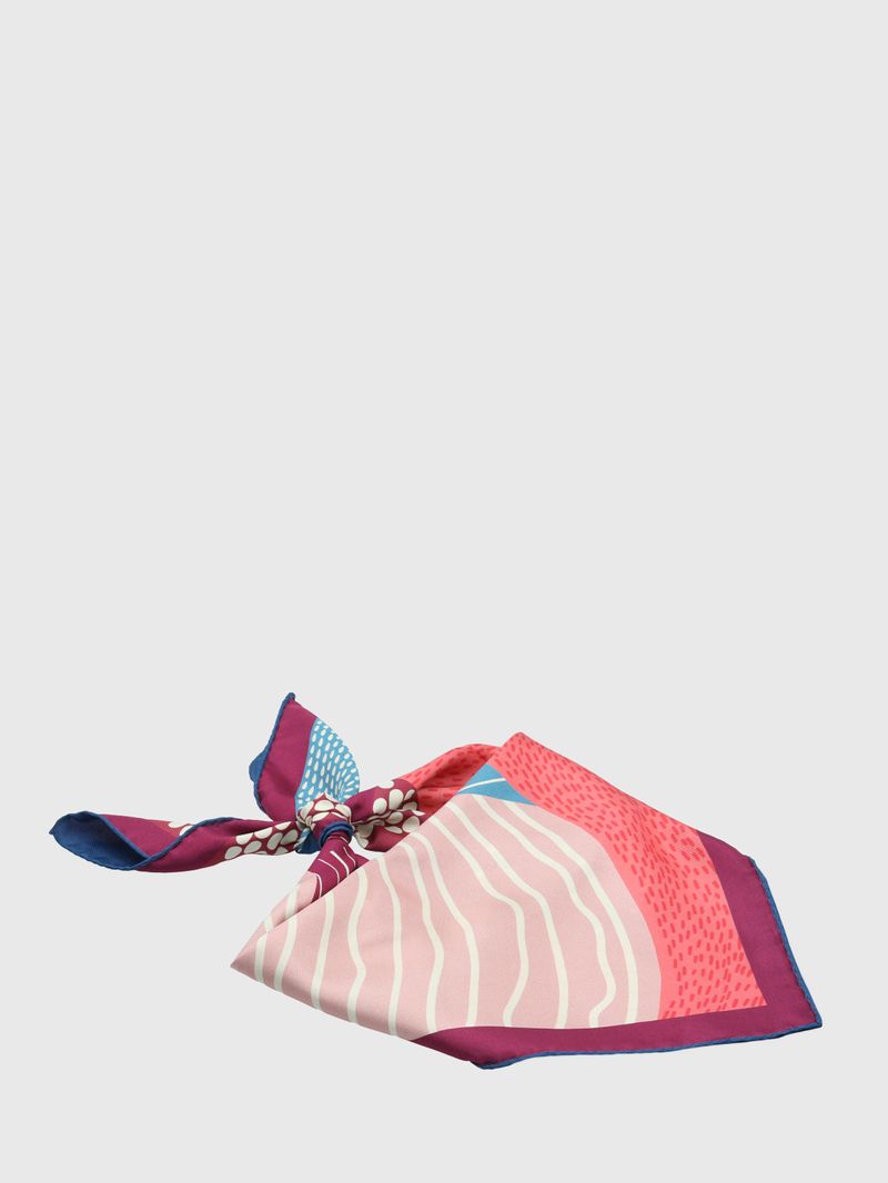 Pañuelo Seda Mujer Silk Bettina Scarf Multicolor Hush Puppies