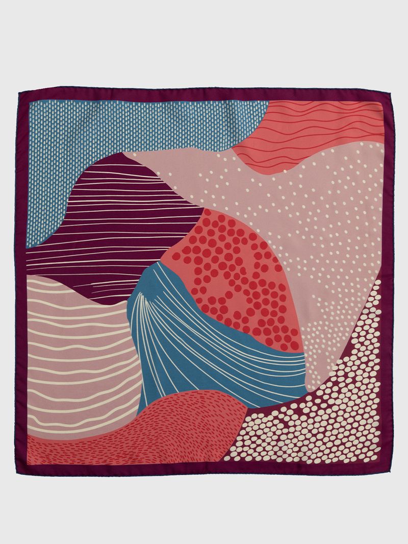 Pañuelo Seda Mujer Silk Bettina Scarf Multicolor Hush Puppies