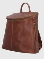Mochila-Cuero-Mujer-Clegg-Back-Cafe-Hush-Puppies