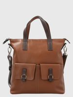 Cartera-Cerutti-Cuero-Mujer-Ferraro-Bag-Cafe