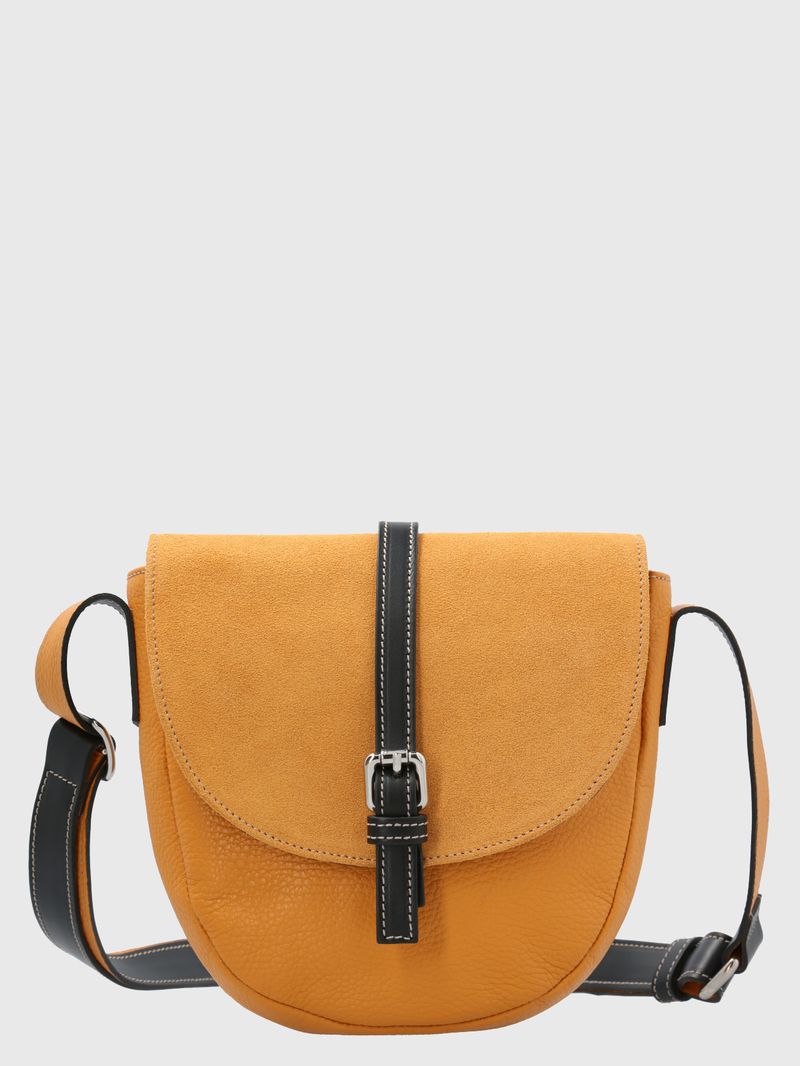 Cartera Cerutti Cuero Mujer Rossetti Cross Amarillo