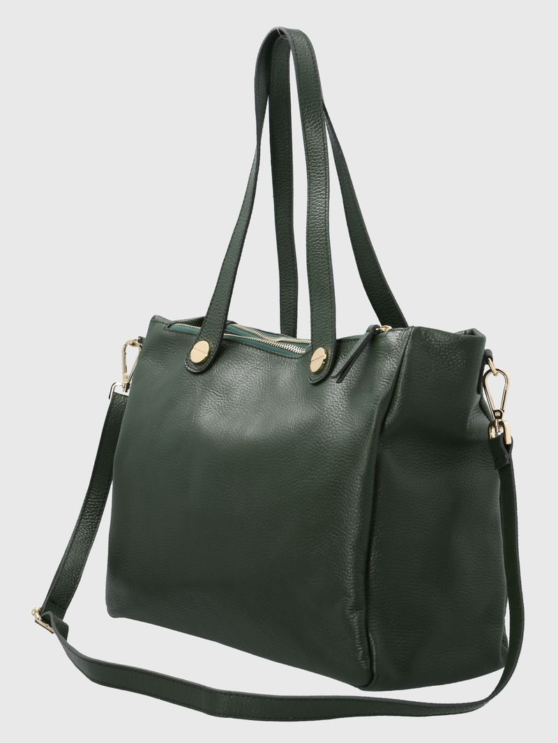 Cartera-Cerutti-Cuero-Mujer-Fiore-Bag-Verde