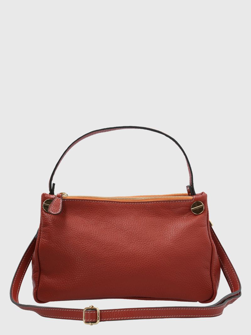 Cartera-Cerutti-Cuero-Mujer-Ricci-Bag-Naranjo
