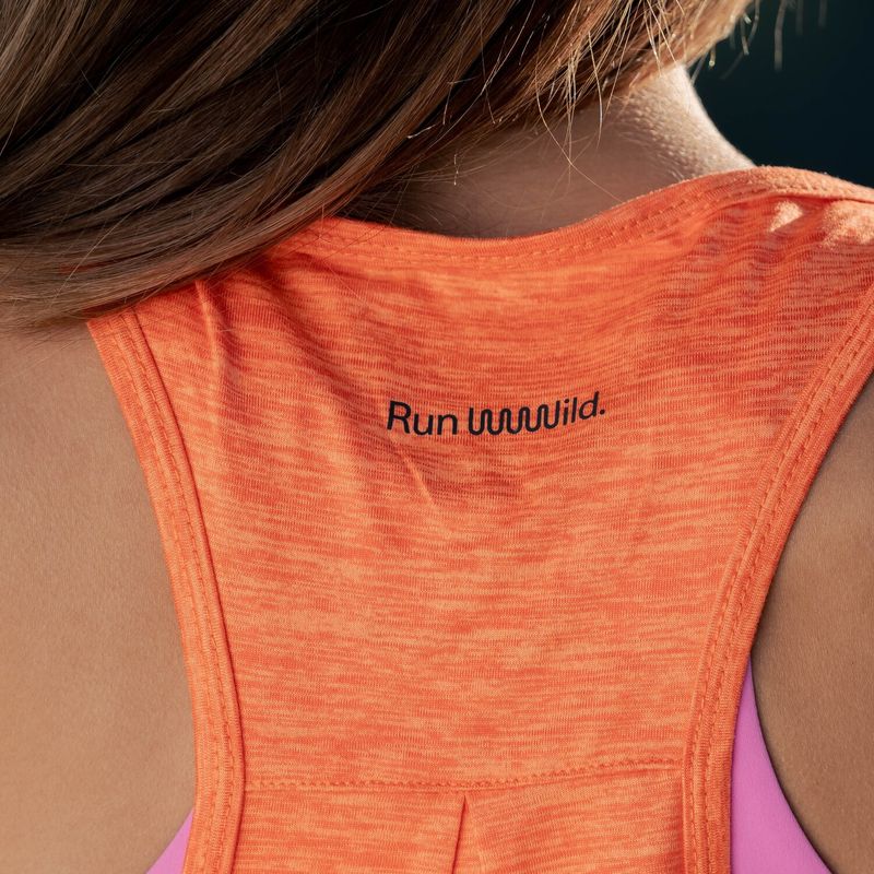 Polera Mujer Trail Running Edición Skyfire Naranjo Merrell