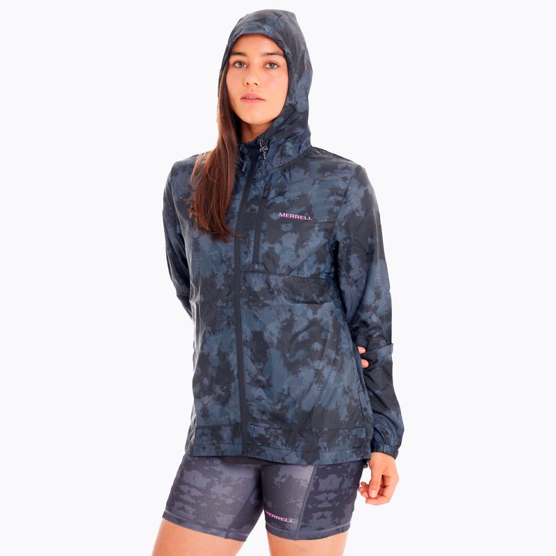Cortaviento Mujer Trail Running Edición Skyfire Gris Merrell