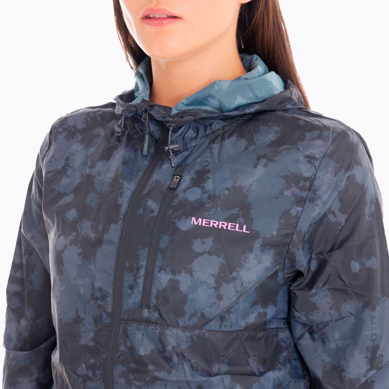 Cortaviento Mujer Trail Running Edición Skyfire Gris Merrell