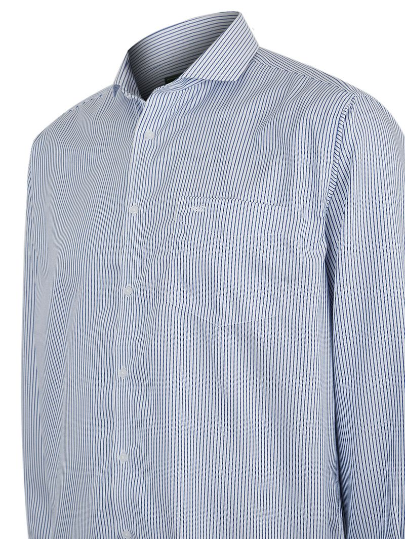 Camisa Cuello Italiano Hombre Easylife Celeste Rockford