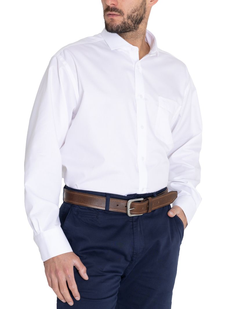 Camisa-Cuello-Italiano-Hombre-E.Lifesolid-Blanco-Rockford