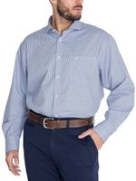 Camisa Cuello Italiano Hombre Easylife Azul Rockford