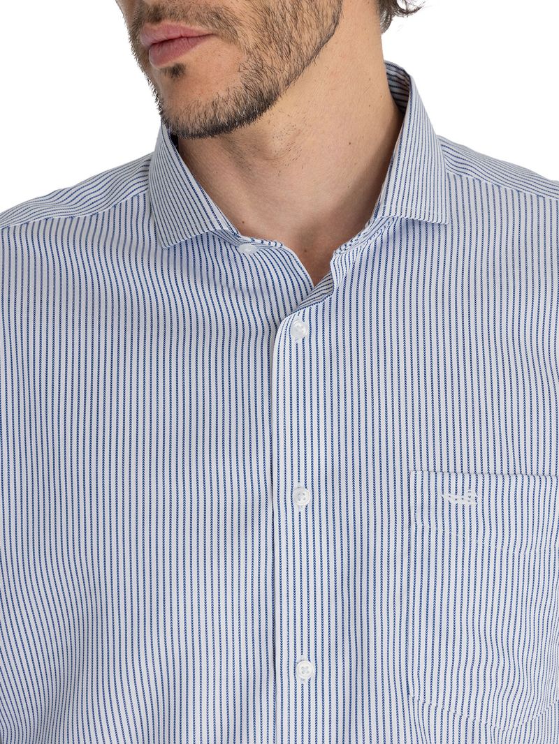 Camisa Cuello Italiano Hombre Easylife Celeste Rockford