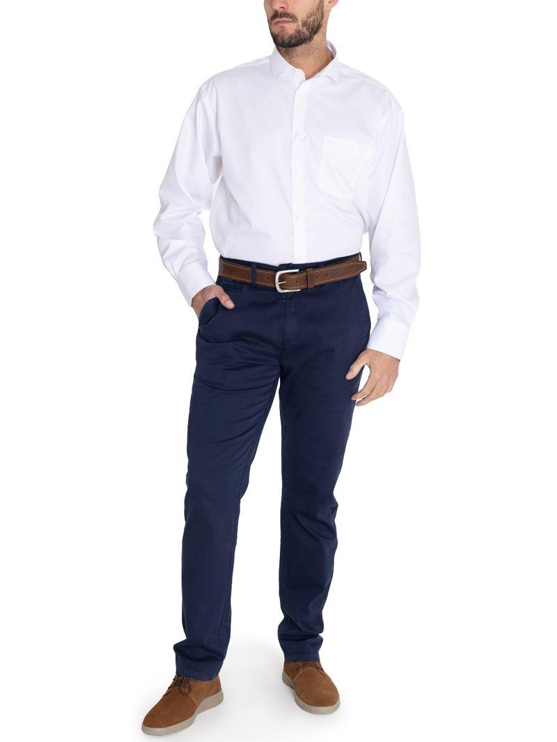 Camisa-Cuello-Italiano-Hombre-E.Lifesolid-Blanco-Rockford