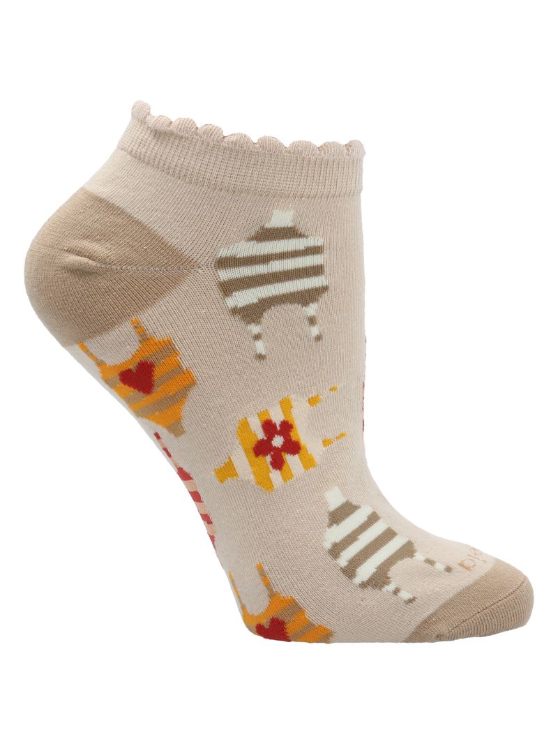 Calcetin-Ped-Swim-Beige-Azaleia