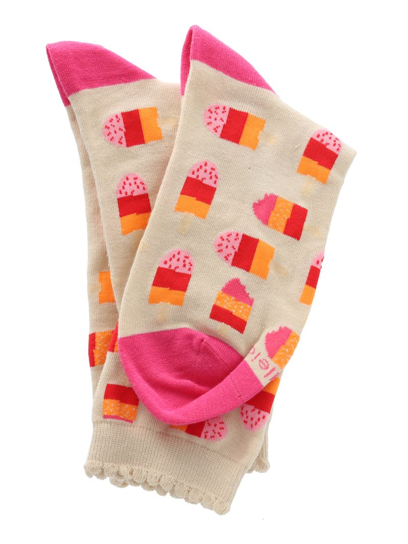 Calcetín Icecream Beige Azaleia