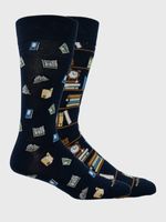 Calcetin Algodón Hombre Diff Books Azul Hush Puppies