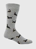 Calcetin Algodón Hombre C Cuff Shopper Gris Hush Puppies