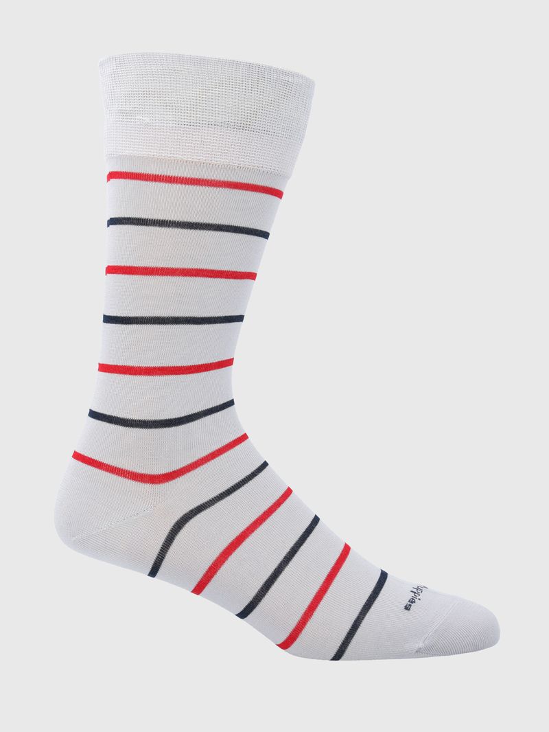 Calcetin Algodón Hombre D Lines Gris Hush Puppies