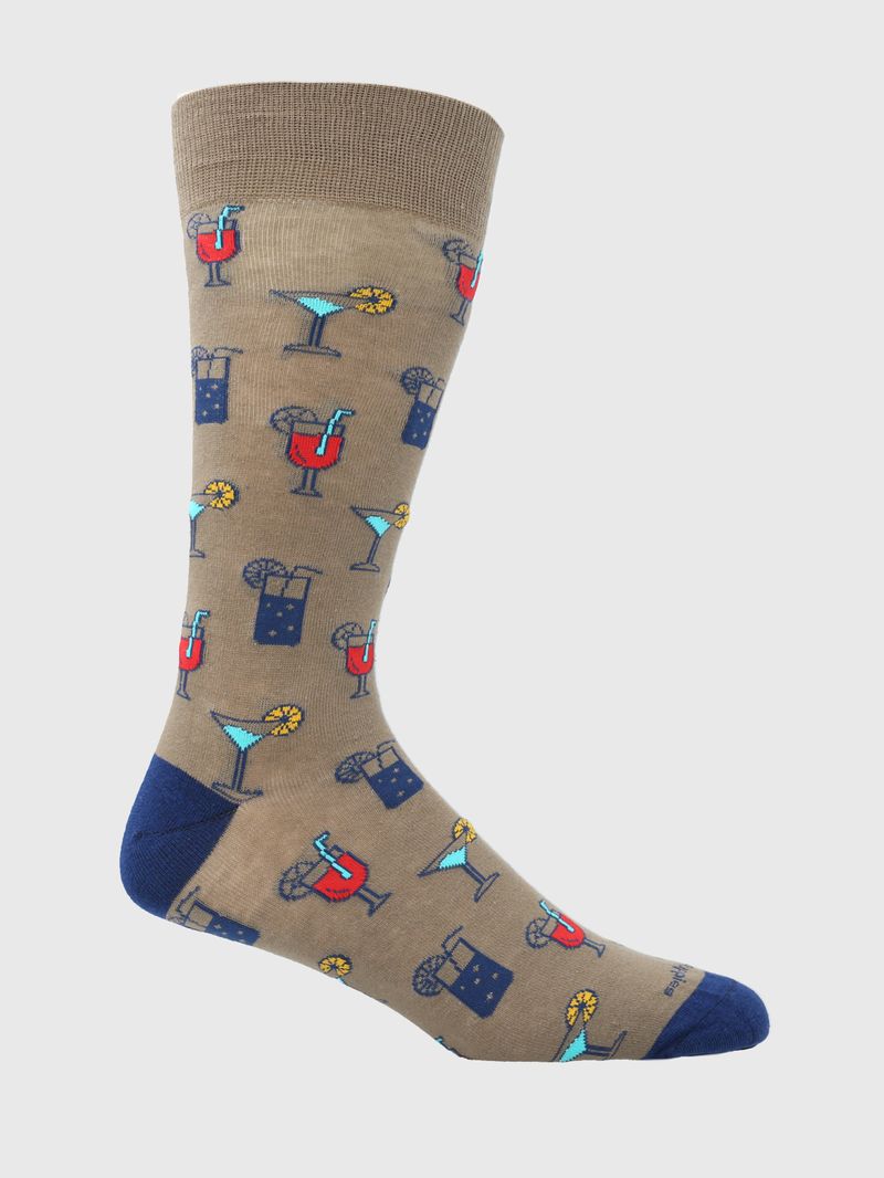 Calcetin Algodón Hombre C Cocktail Café Hush Puppies