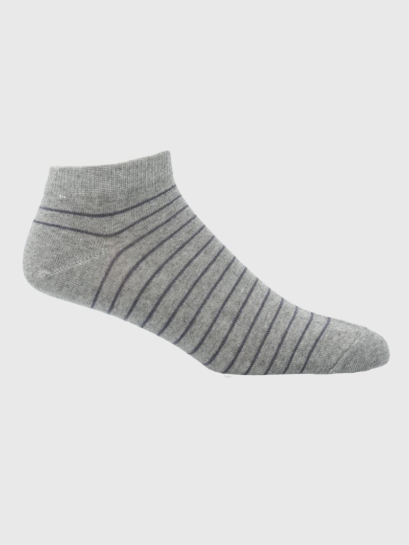 Calcetin Algodón Hombre Ped Lines Gris Hush Puppies