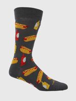 Calcetin Algodón Hombre C Hotdog Gris Hush Puppies