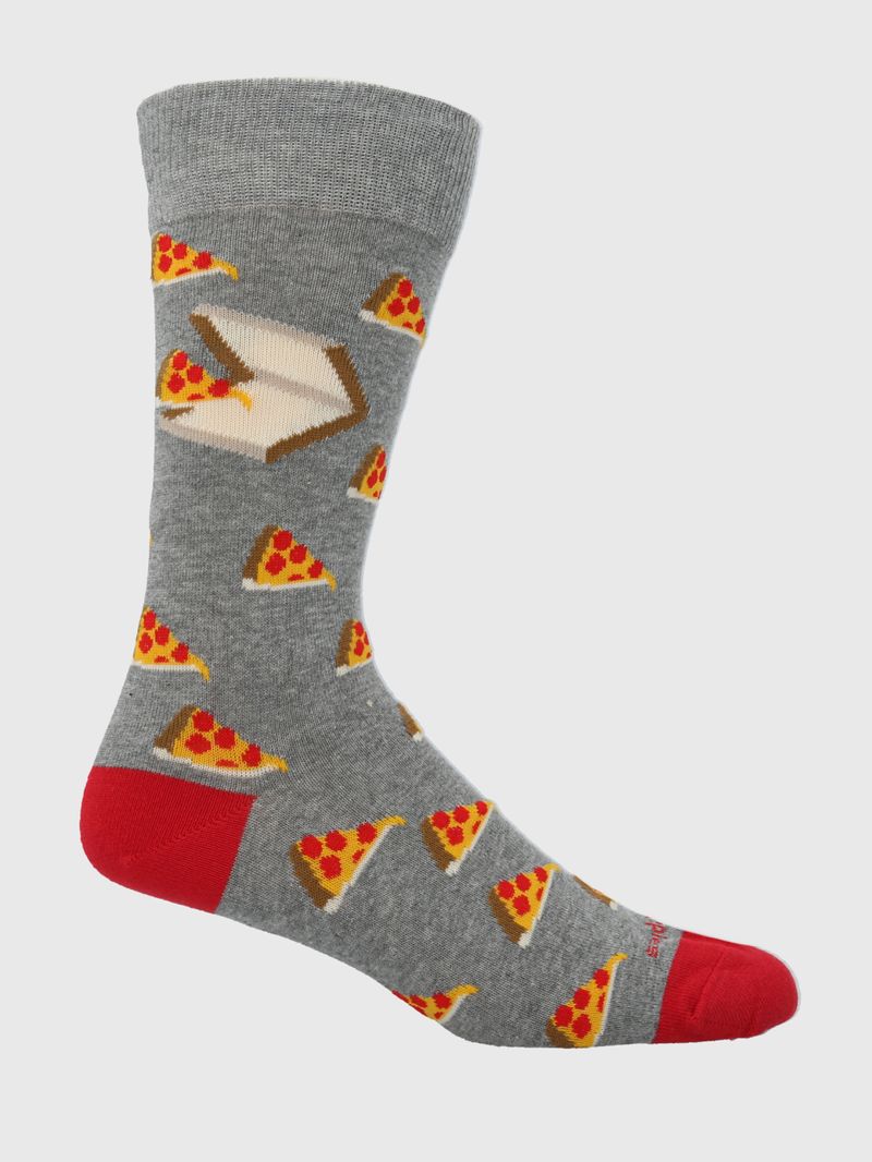 Calcetin-Algodon-Hombre-C-Pizza-Gris-Hush-Puppies