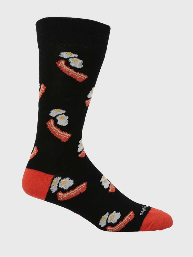 Calcetin Algodón Hombre C Eggs Negro Hush Puppies