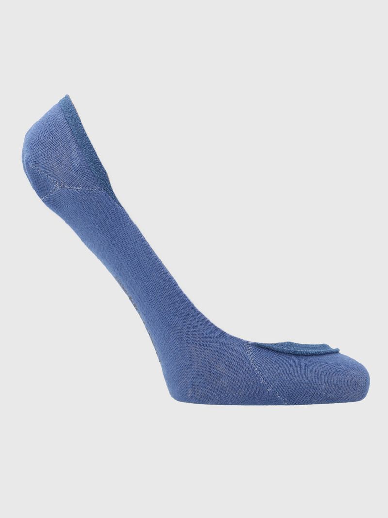 Calcetin-Algodon-Mujer-Inv-B-Plain-Azul-Hush-Puppies