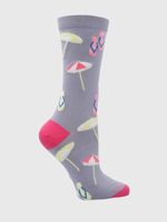 Calcetin-Algodon-Mujer-C-Beach-Morado-Hush-Puppies