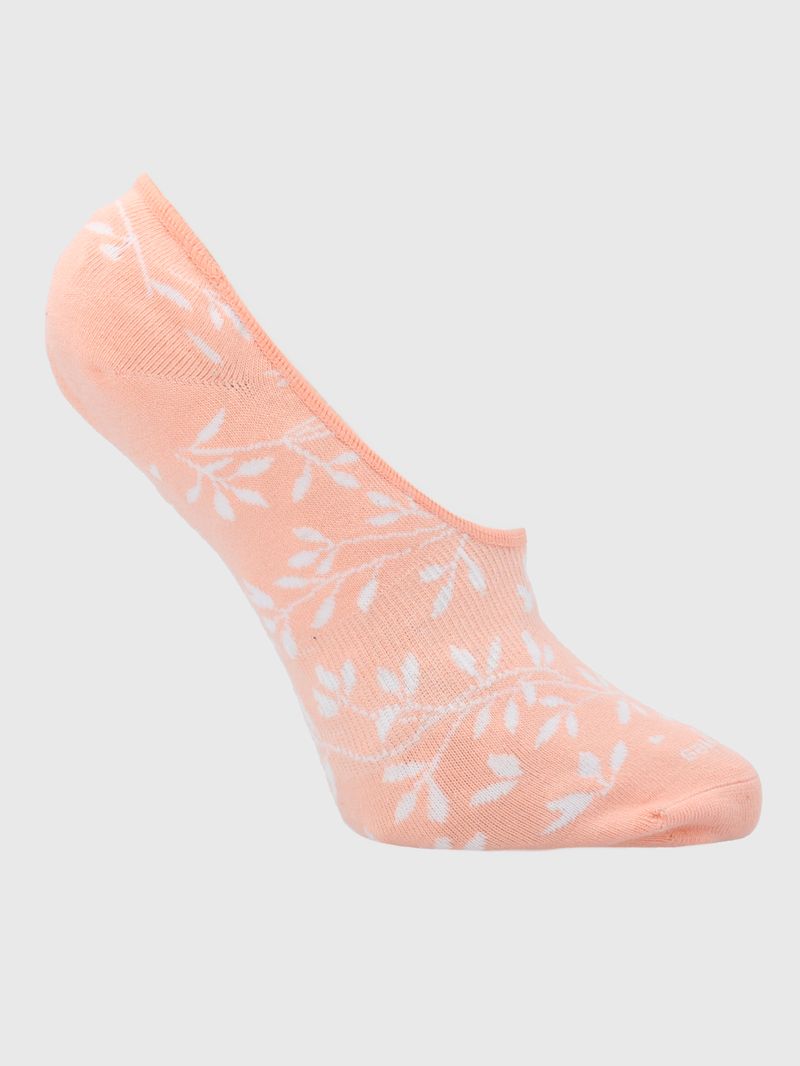 Calcetin Algodón Mujer Inv M Leaf Rosado Hush Puppies