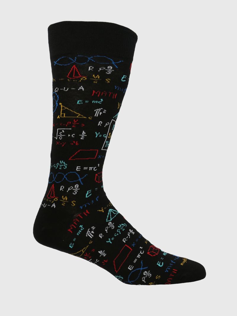 Calcetin-Algodon-Hombre-Diff-Formula-Negro-Hush-Puppies