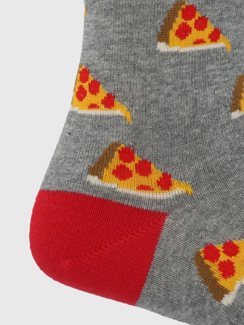 Calcetin-Algodon-Hombre-C-Pizza-Gris-Hush-Puppies
