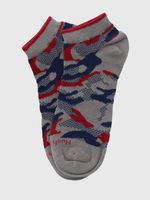 Calcetin Algodón Hombre Ped Camo Gris Hush Puppies