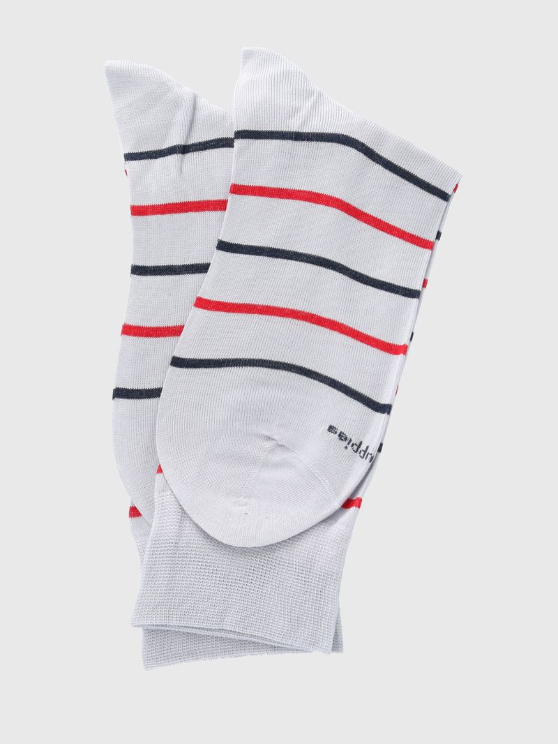 Calcetin Algodón Hombre D Lines Gris Hush Puppies