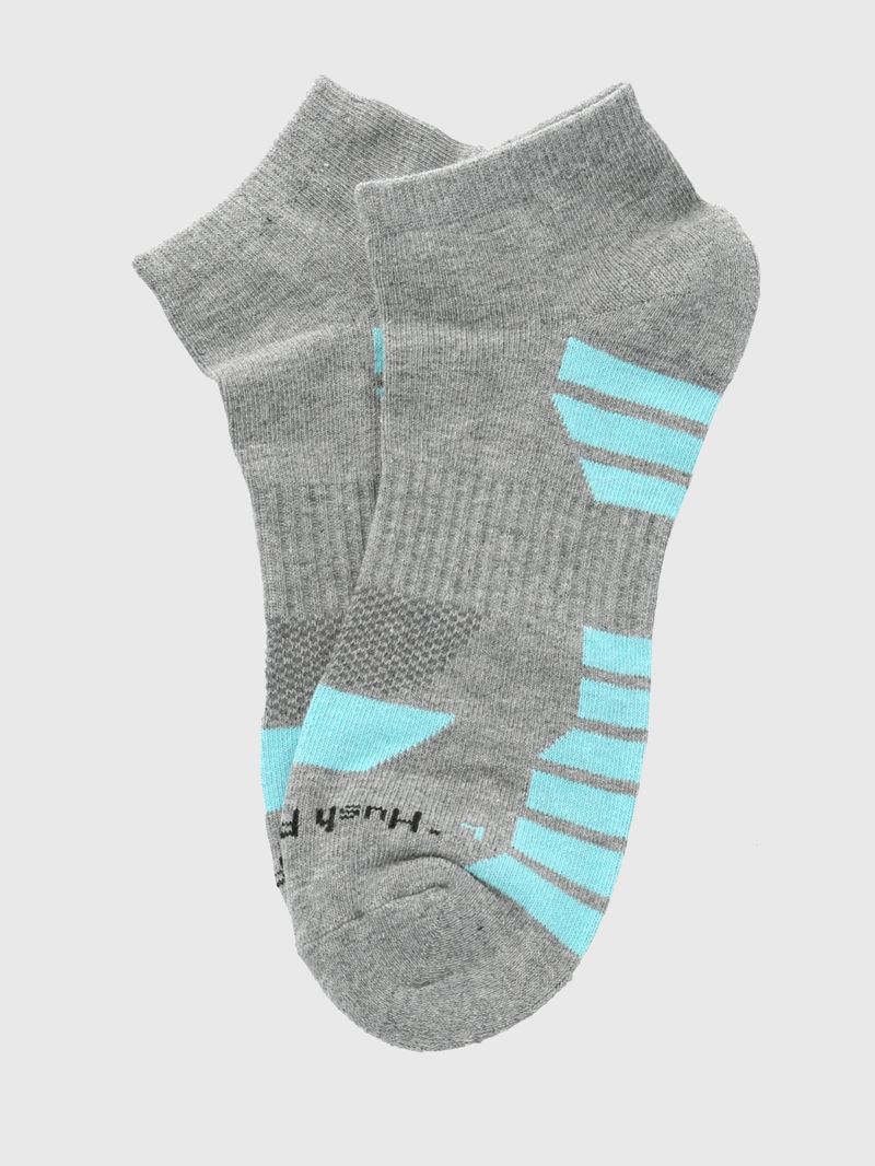 Calcetin Algodón Hombre Ped Force Gris Hush Puppies