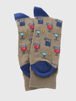 Calcetin Algodón Hombre C Cocktail Café Hush Puppies