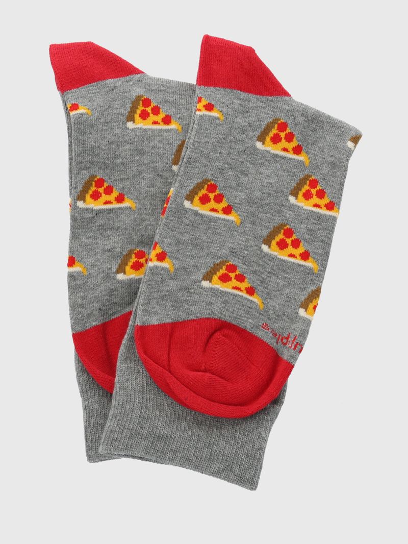 Calcetin-Algodon-Hombre-C-Pizza-Gris-Hush-Puppies