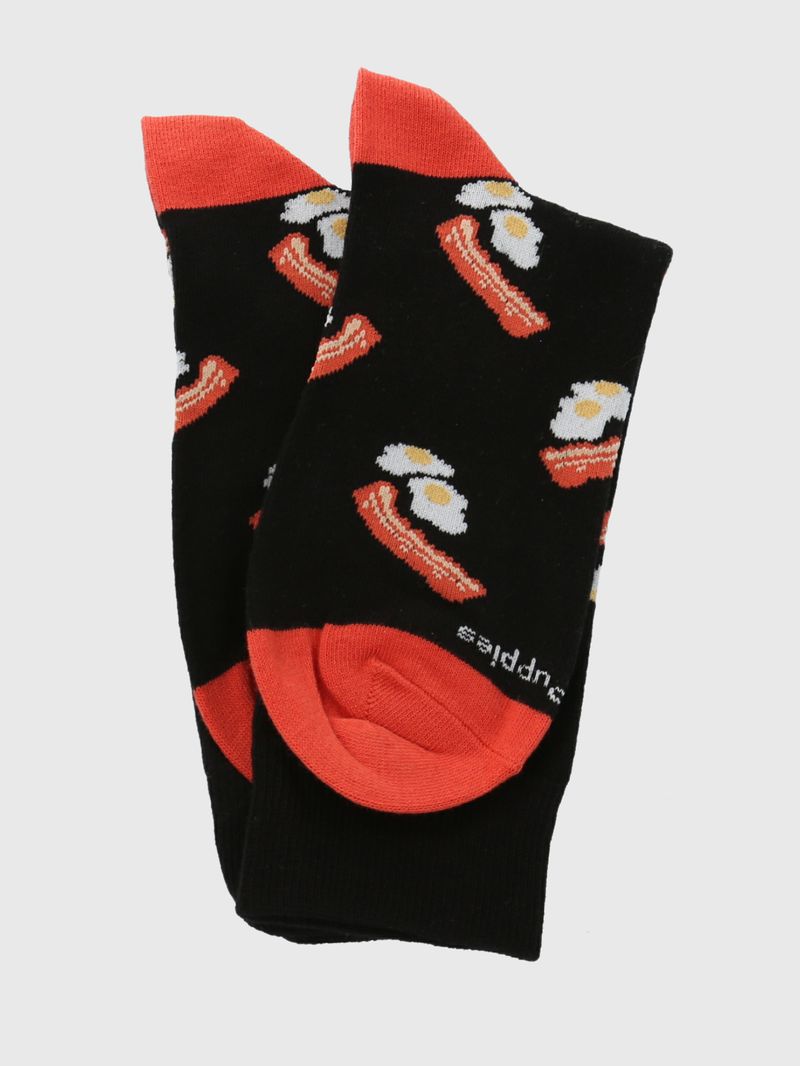 Calcetin Algodón Hombre C Eggs Negro Hush Puppies