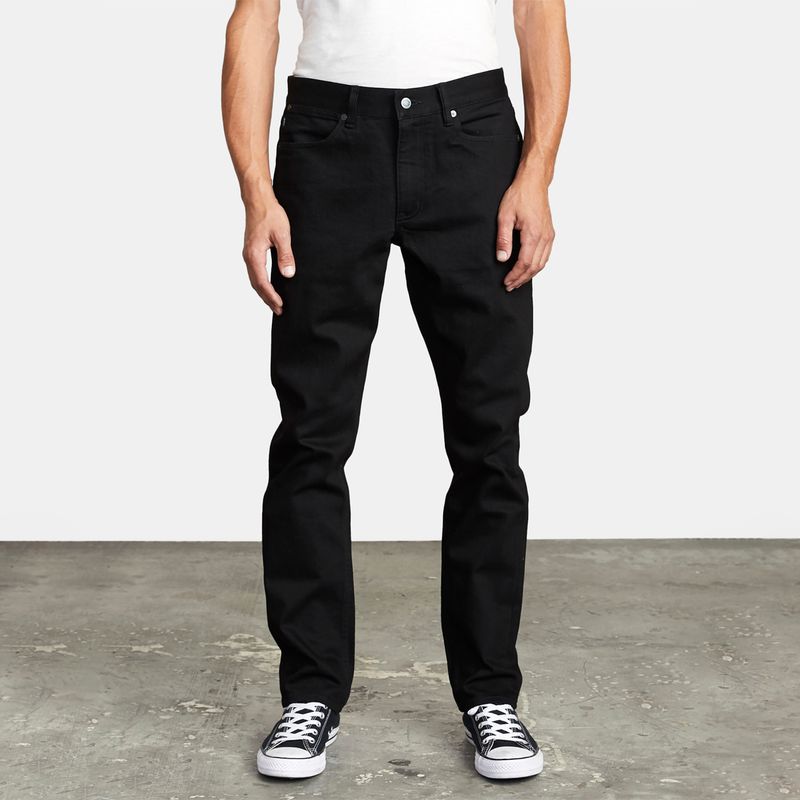 Jeans Hombre Daggers denim Negro RVCA