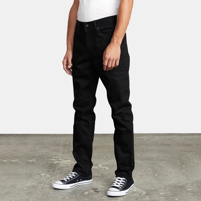 Jeans Hombre Daggers denim Negro RVCA