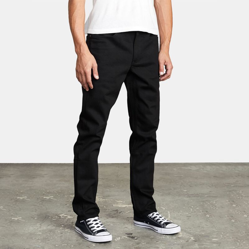 Jeans Hombre Daggers denim Negro RVCA
