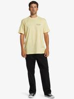 Polera Hombre Twin fins Amarillo Billabong