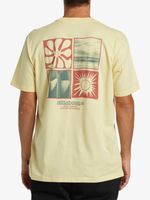 Polera Hombre Twin fins Amarillo Billabong