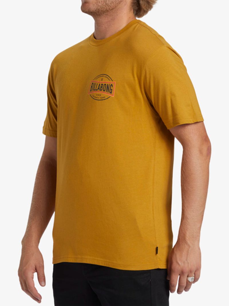 Polera-Hombre-Walled-Amarilla-Billabong