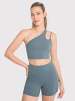 Peto Mujer One Shoulder Verde Bsoul