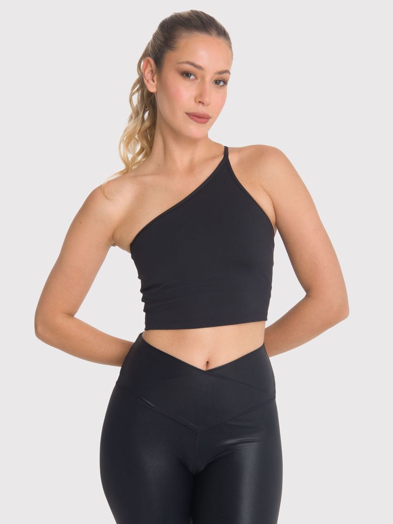 Peto Mujer Crop Top Elise Negro Bsoul