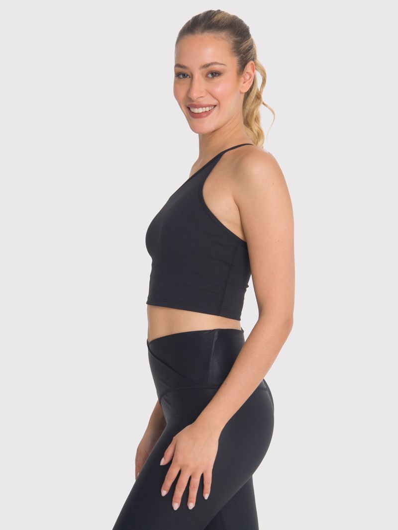 Peto Mujer Crop Top Elise Negro Bsoul