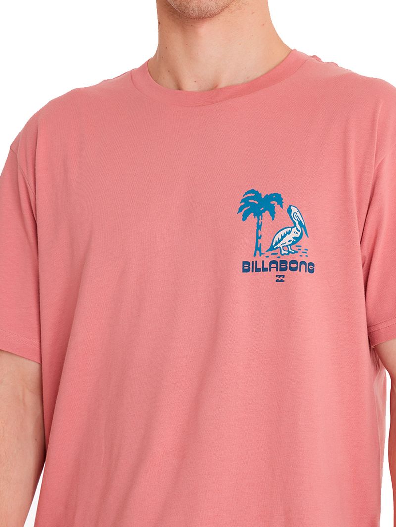 POLERA HOMBRE LOUNGE SS ROSA BILLABONG