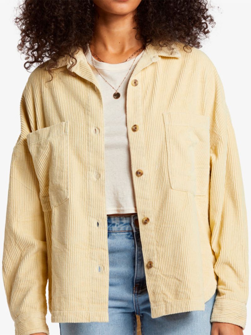 Blusa Manga Larga Mujer Stoked On You Amarilla Billabong