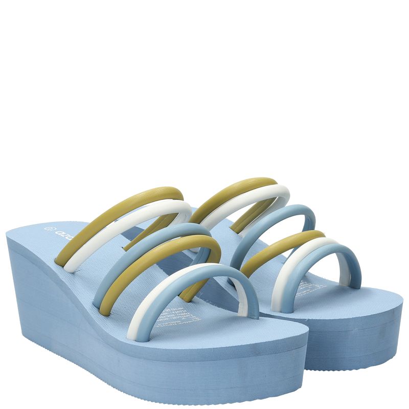 Sandalia Mujer Petra Azul Azaleia