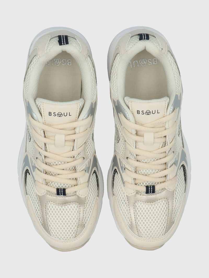 Zapatilla Mujer Miki Blanca Bsoul